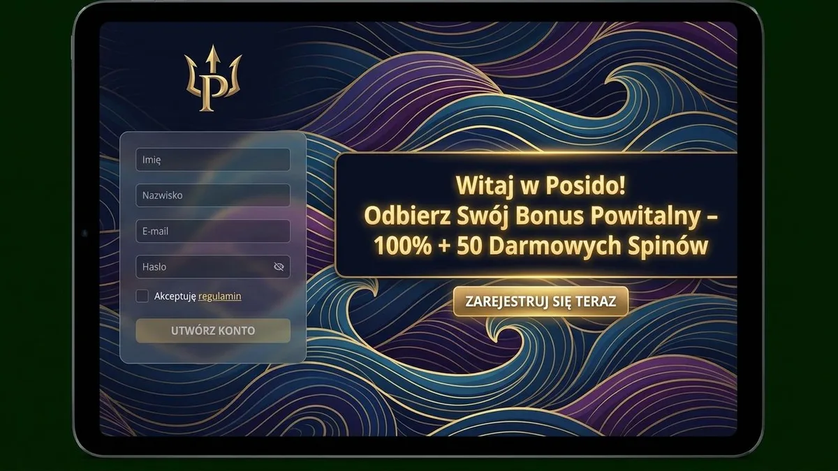 Rejestracja z bonusem w Posido